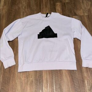 Adidas Womens Lavendar Sweatshirt with Logo size M